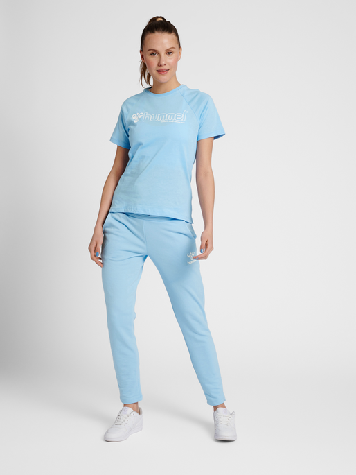 hmlNONI 2.0 TAPERED PANTS, PLACID BLUE, model