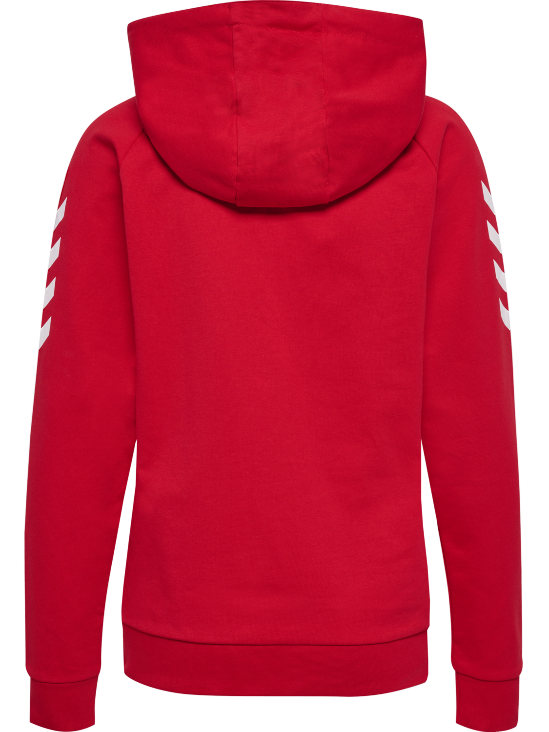 HMLGO COTTON ZIP HOODIE WOMAN, TRUE RED, packshot