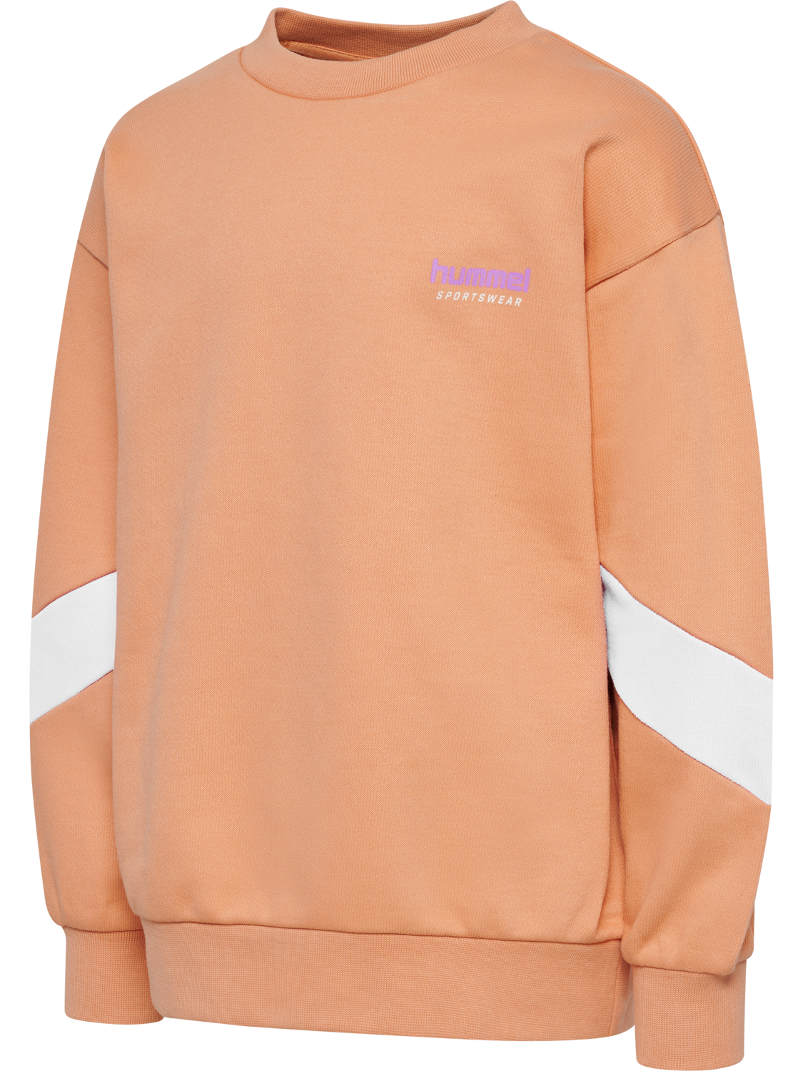 hmlJR OVERSIZED CREW SPORTSWEAR, PEACH BLOOM, packshot