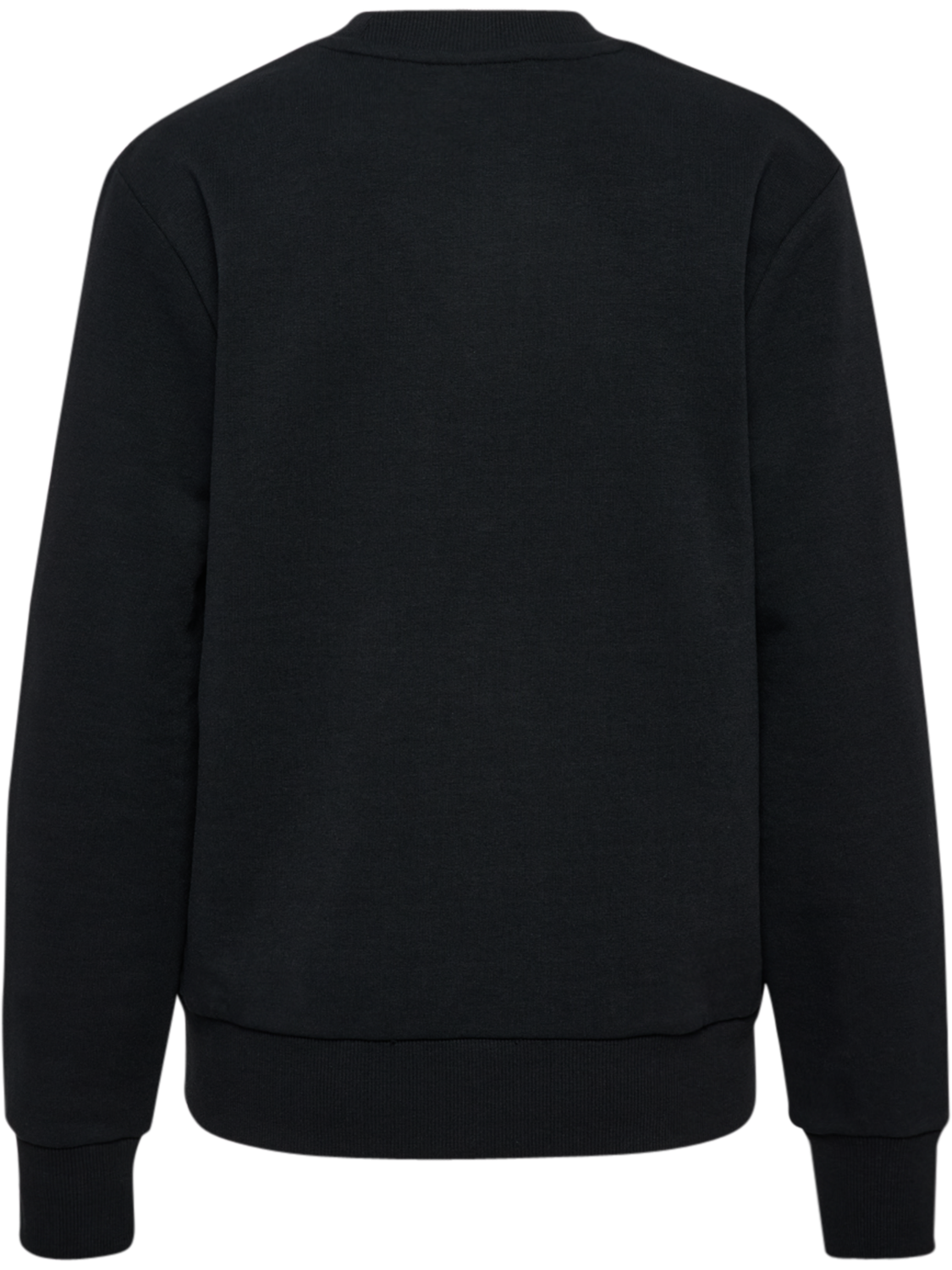 hmlPULSE W SWEAT CREWNECK, BLACK, packshot