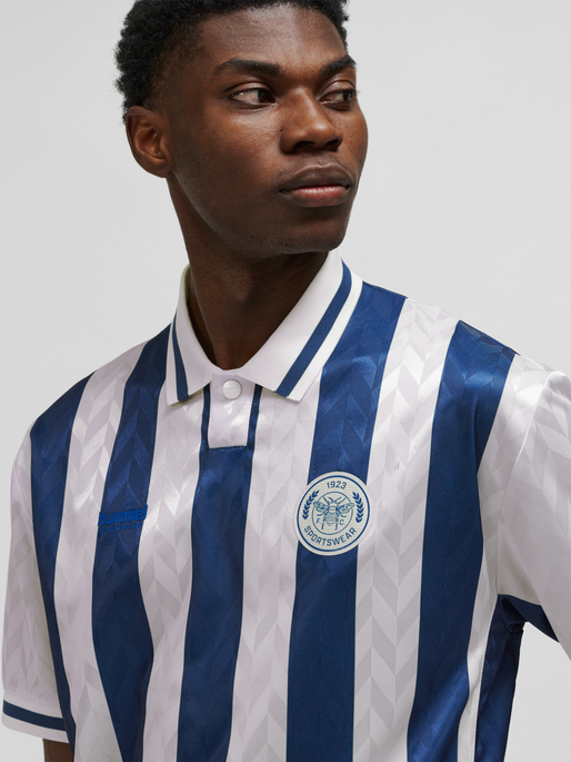 hmlOVERSIZED SOCCER JERSEY S/S, ESTATE BLUE, model