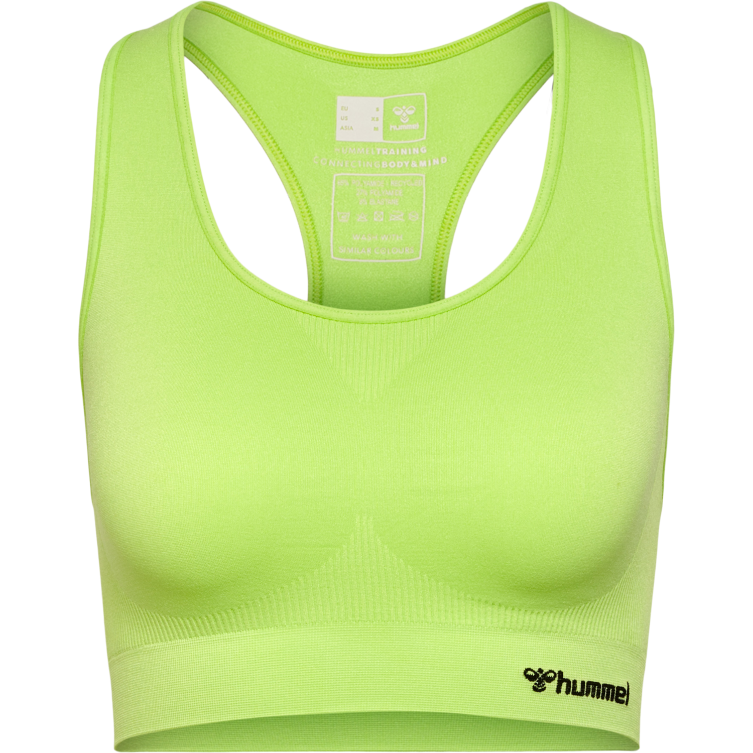 hmlTIF SEAMLESS SPORTS TOP, SHARP GREEN, packshot