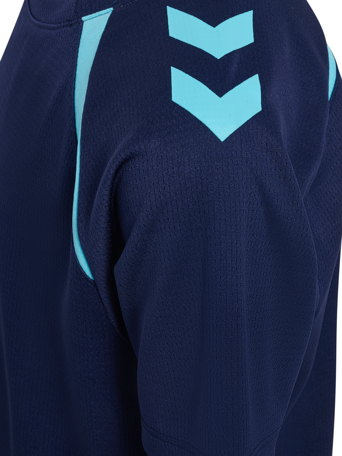 hmlLEAD 2.0 JERSEY S/S KIDS, MARINE/BLUE FISH, packshot