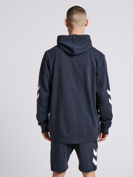 hmlLEGACY ZIP HOODIE, BLUE NIGHTS, model