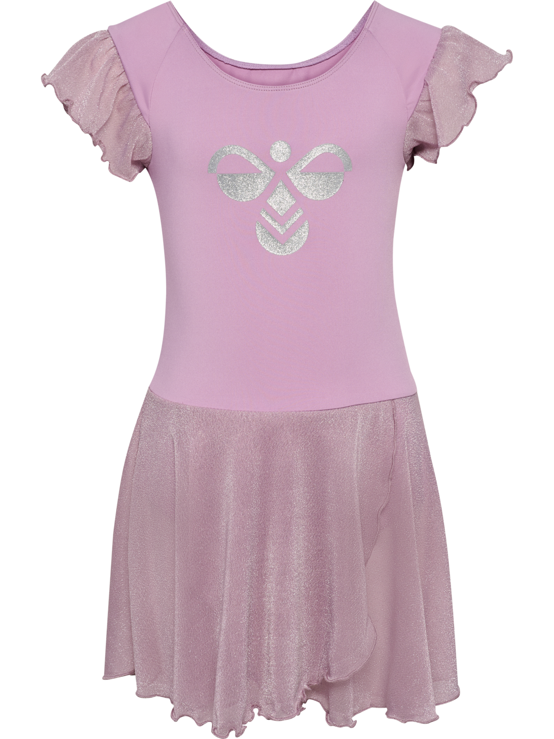 hmlJR MIX GLITTER DRESS, LAVENDER MIST, packshot