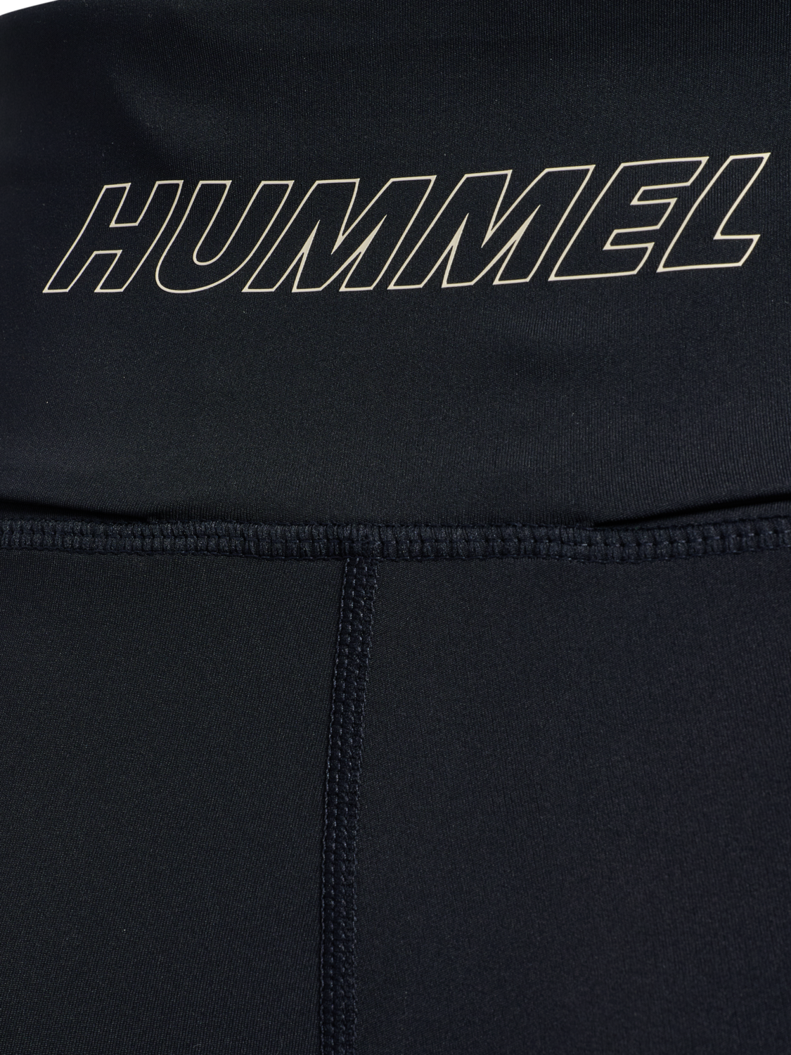 hmlCOURT MW POCKET TIGHTS SHORTS W, LIGHT GREY/BLACK, packshot