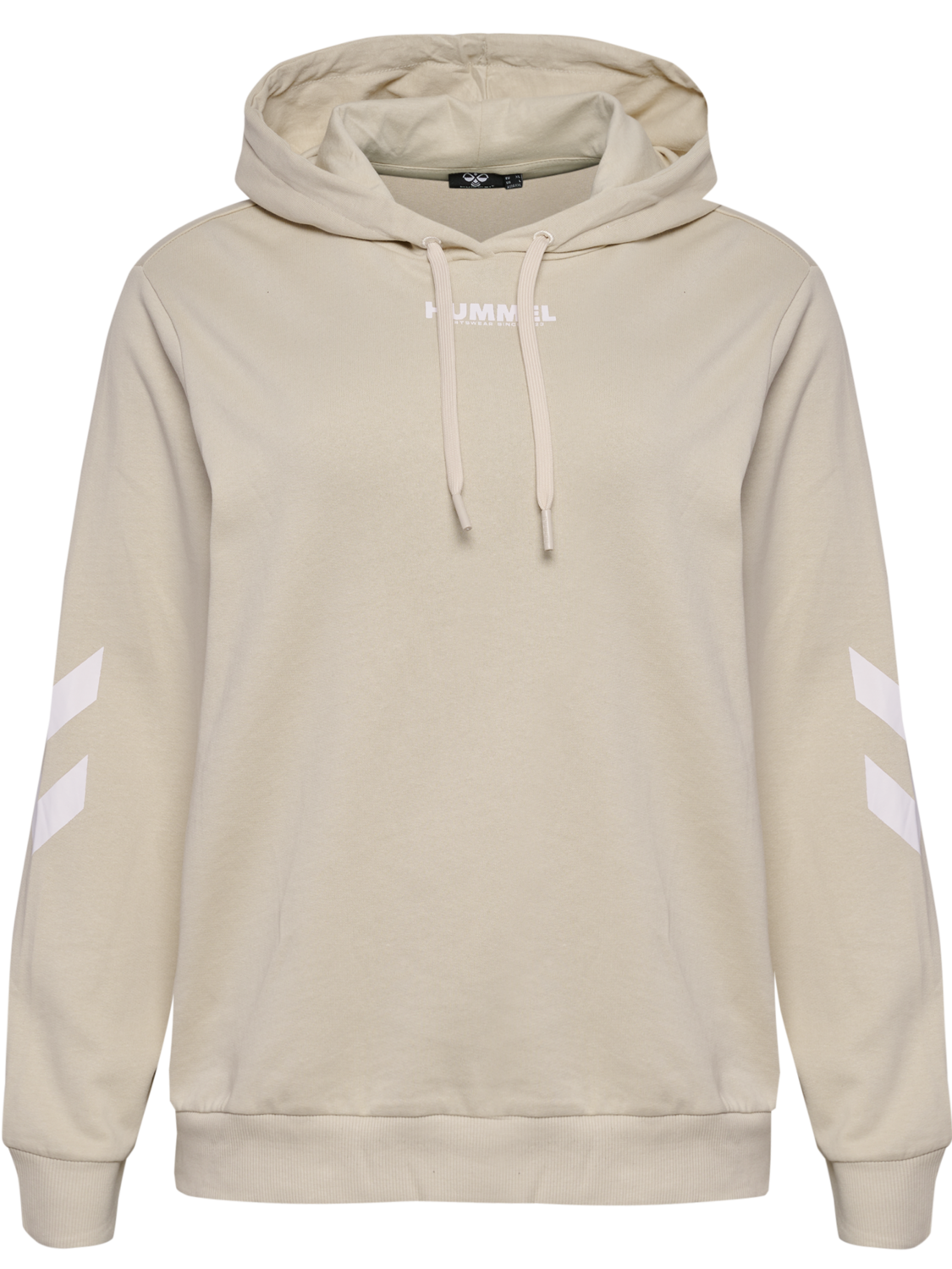hmlLEGACY WOMAN HOODIE PLUS, PUMICE STONE, packshot