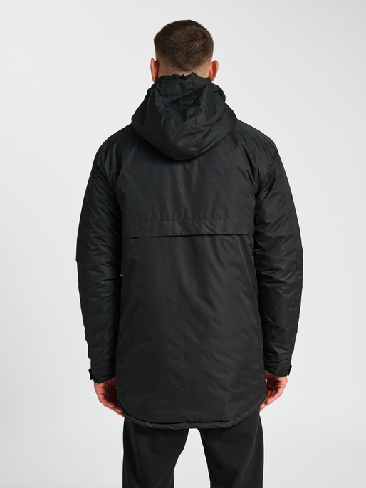 hmlGO PARKA JACKET, BLACK, model