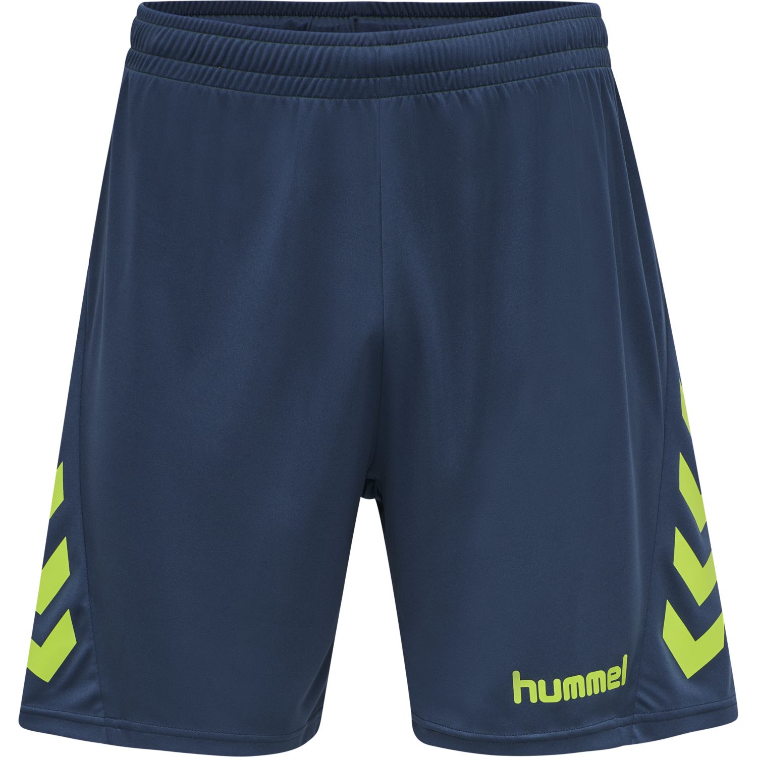 hmlPROMO DUO SET, LIME PUNCH/DARK DENIM, packshot