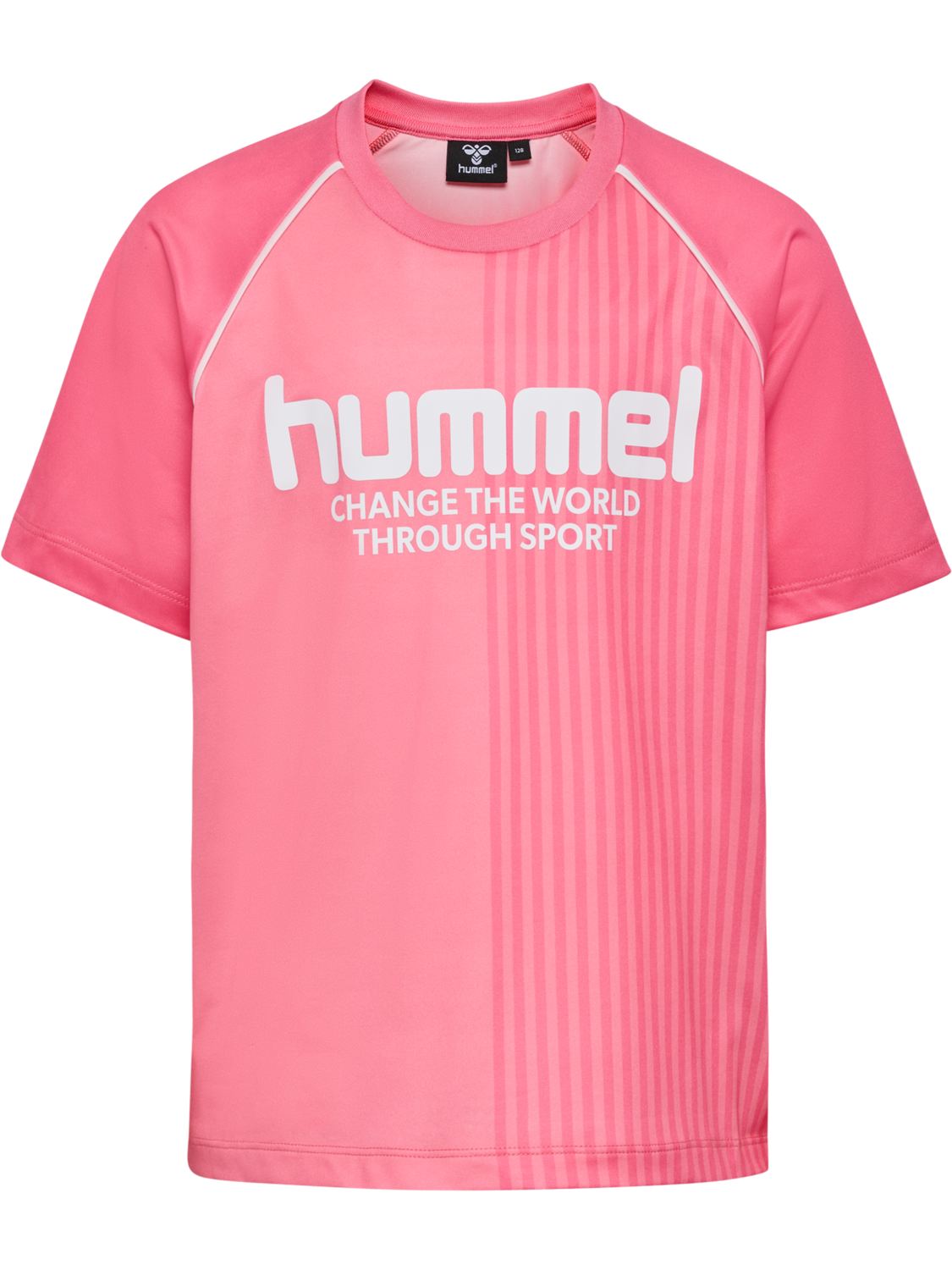 hmlMEXINE T-SHIRT S/S, GERANIUM PINK, packshot