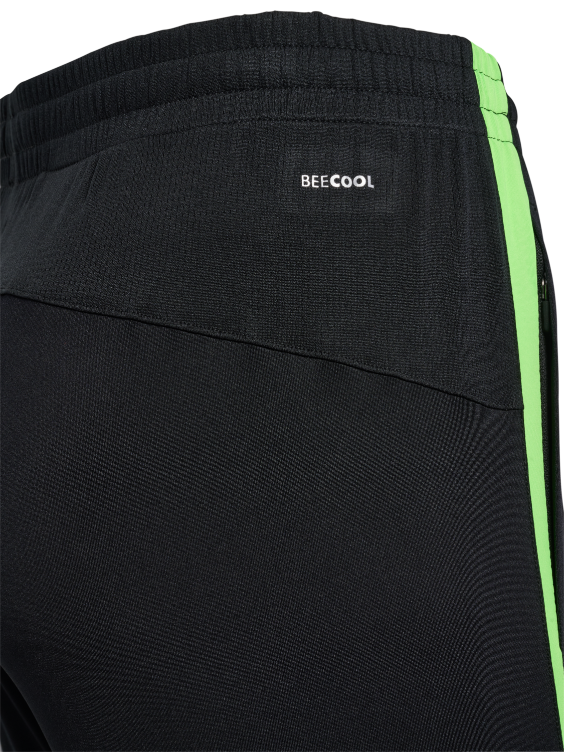 hmlLEAD 2.0 TRAINING PANTS, BLACK/GREEN GECKO, packshot