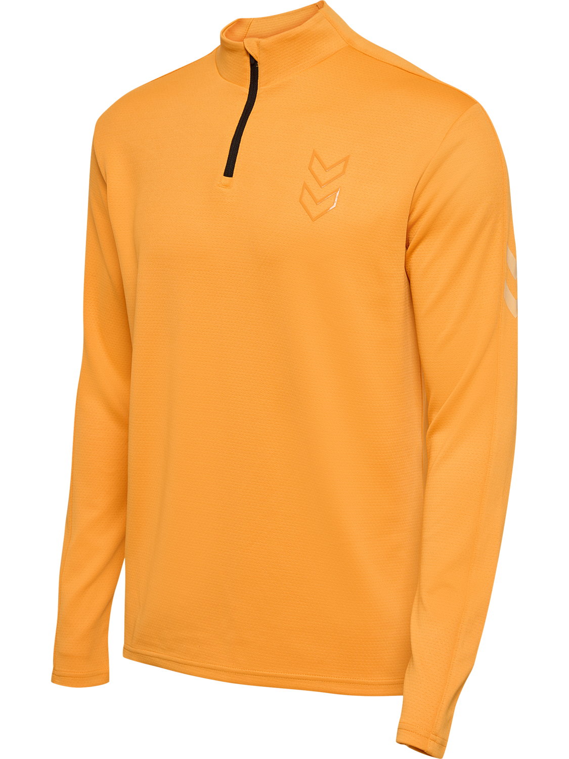 hmlACTIVE PL HALF ZIP, BLAZING ORANGE, packshot