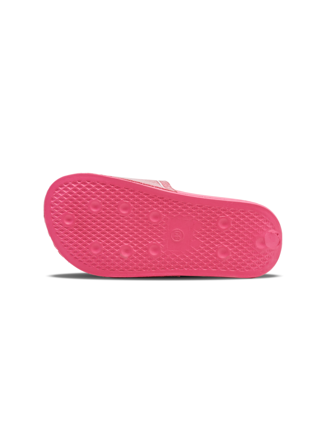 POOL SLIDE GLITTER JR, RASPBERRY, packshot