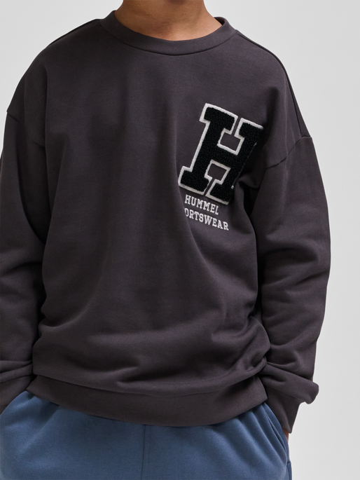 hmlALLTON SWEATSHIRT, FORGED IRON, model