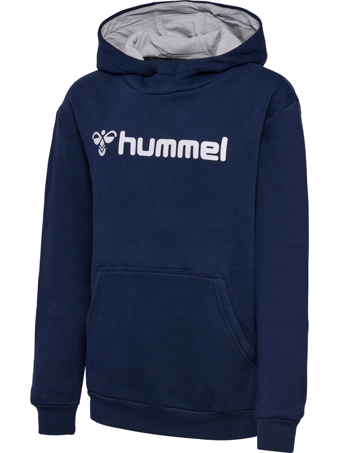 hmlMOVER COTTON HOODIE KIDS, MARINE, packshot