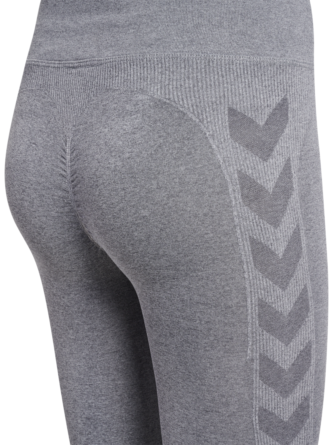 hmlCI SEAMLESS MW SCRUNCH TIGHT, GREY MELANGE, packshot