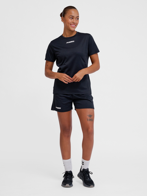 hmlMULTI PL JERSEY WOMAN, BLACK, model