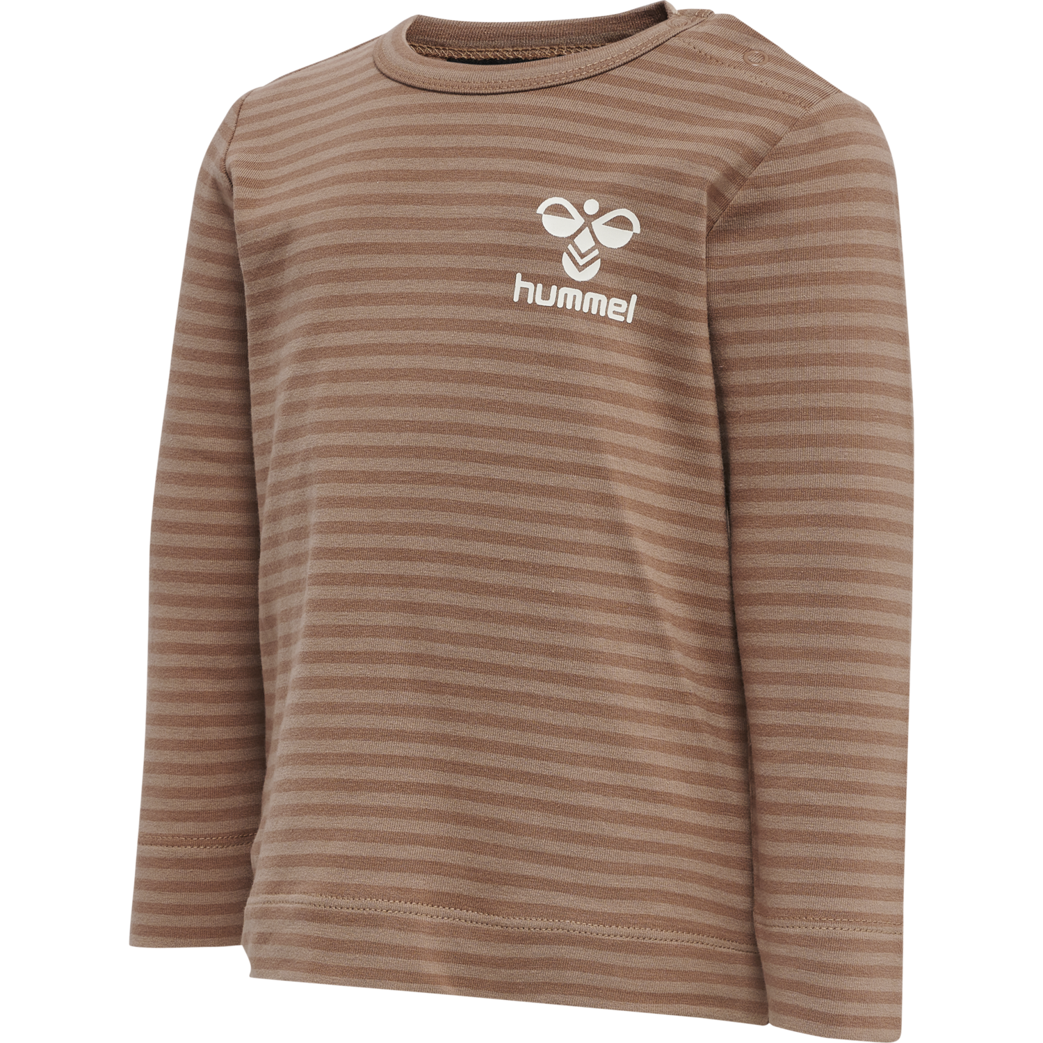 hmlMULLE T-SHIRT L/S, BEAVER FUR, packshot