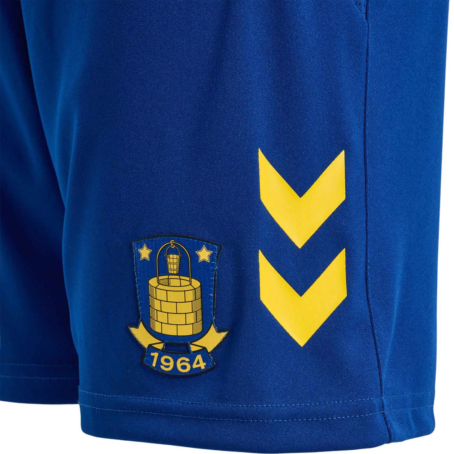 BR&Oslash;NDBY 22/23 AWAY SHORTS KIDS, SODALITE BLUE, packshot