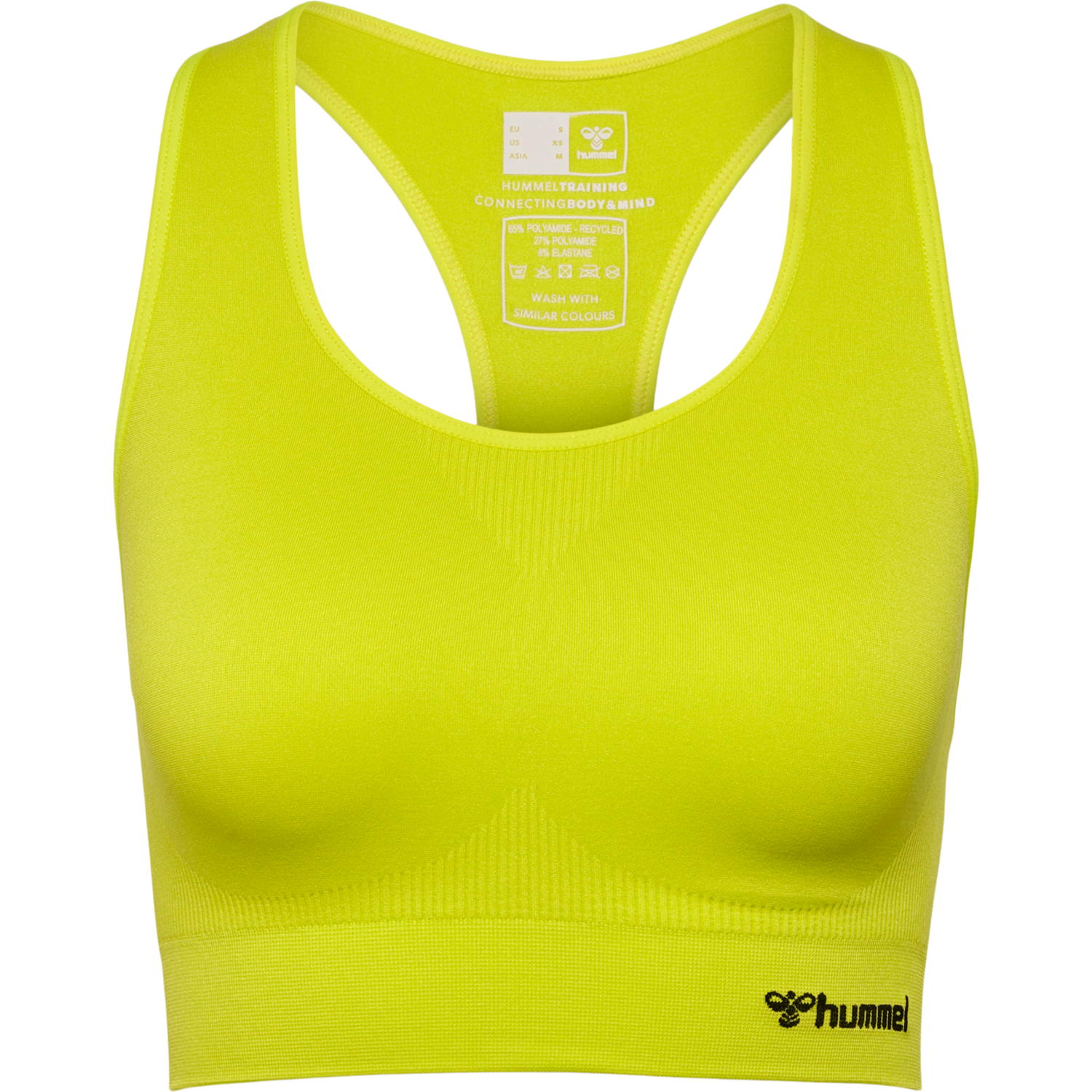 hmlTIF SEAMLESS SPORTS TOP, SULPHUR SPRING, packshot