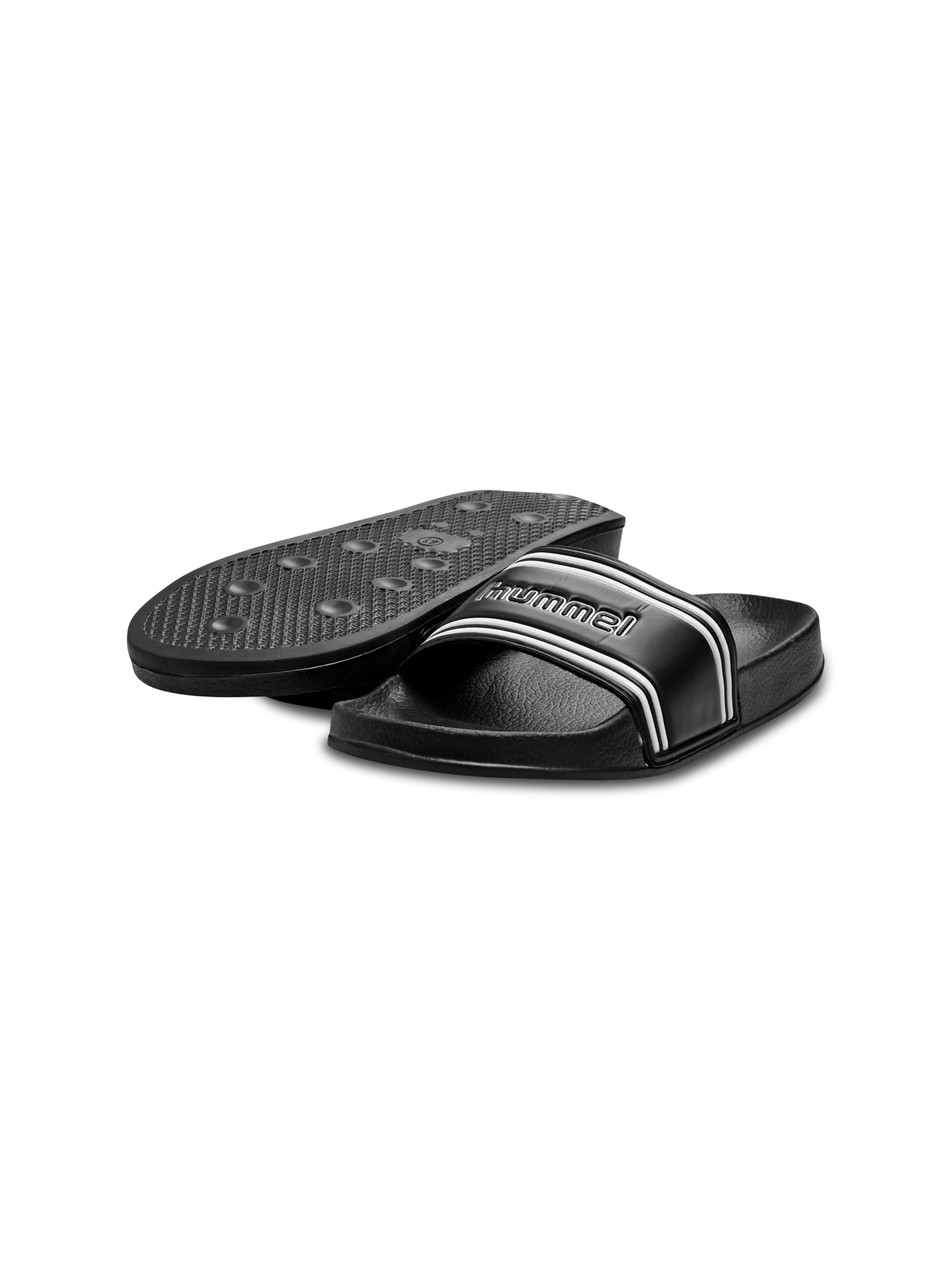 POOL SLIDE JR , BLACK, packshot