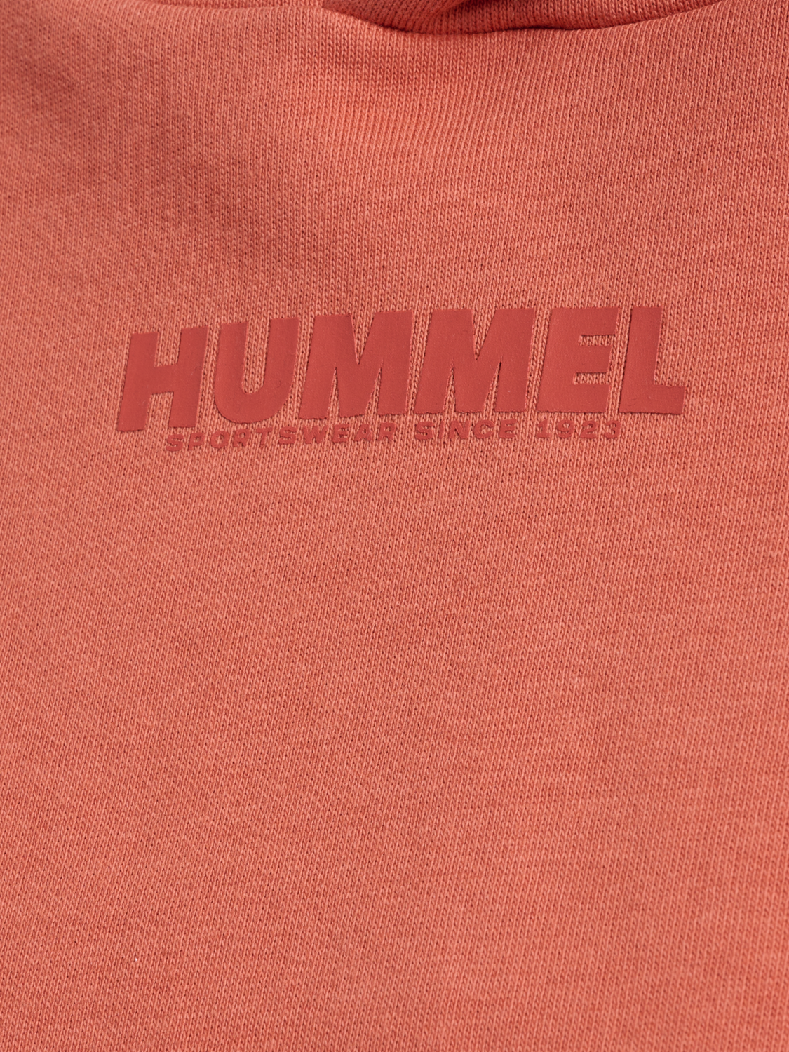 hmlLEGACY WOMAN CROPPED HOODIE, APRICOT BRANDY, packshot