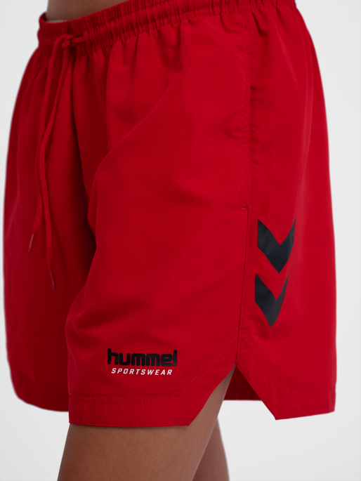 hmlNED SWIM SHORTS, BARBADOS CHERRY, model