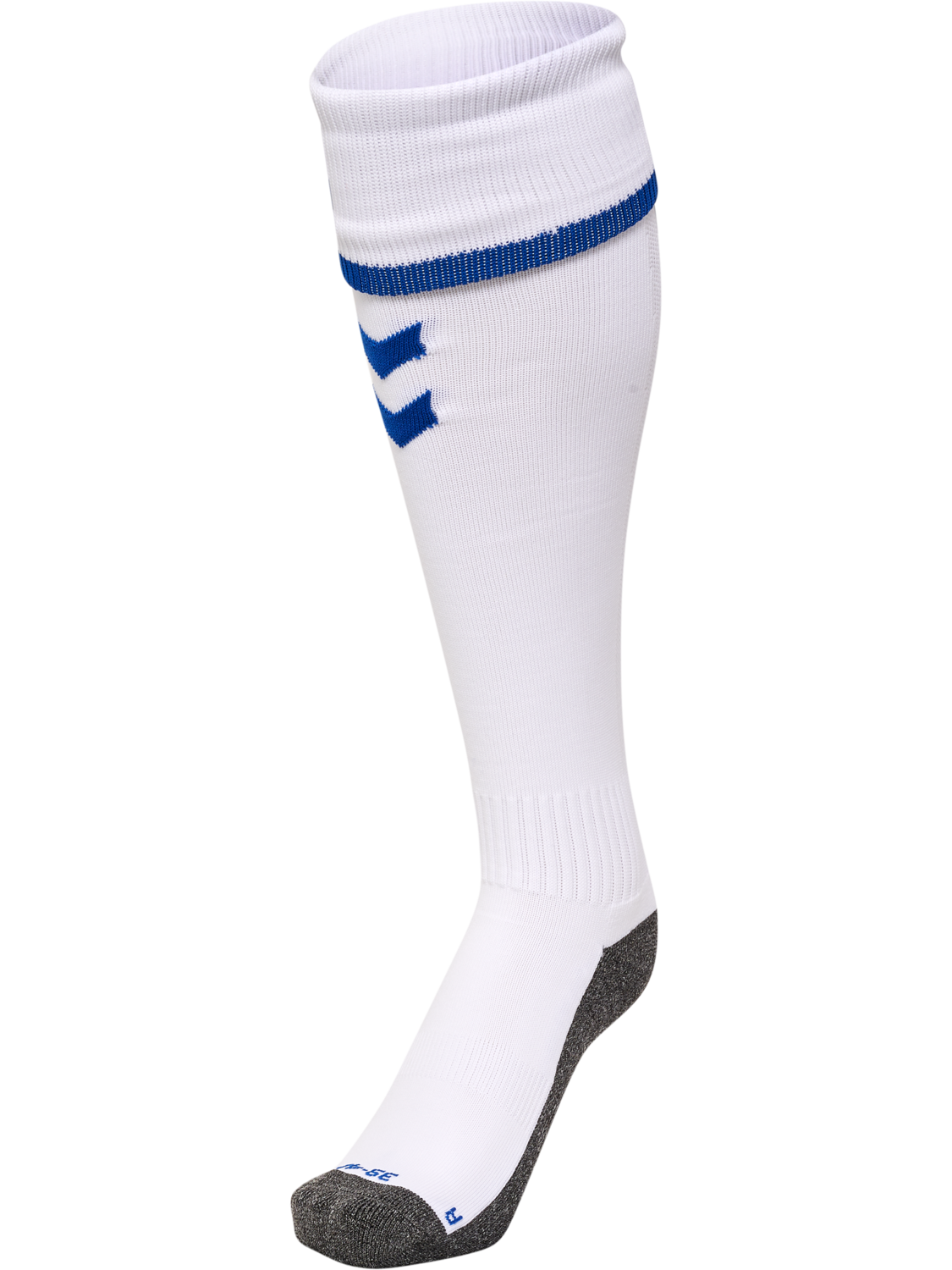hmlCORE FOOTBALL SOCKS, WHITE/TRUE BLUE, packshot