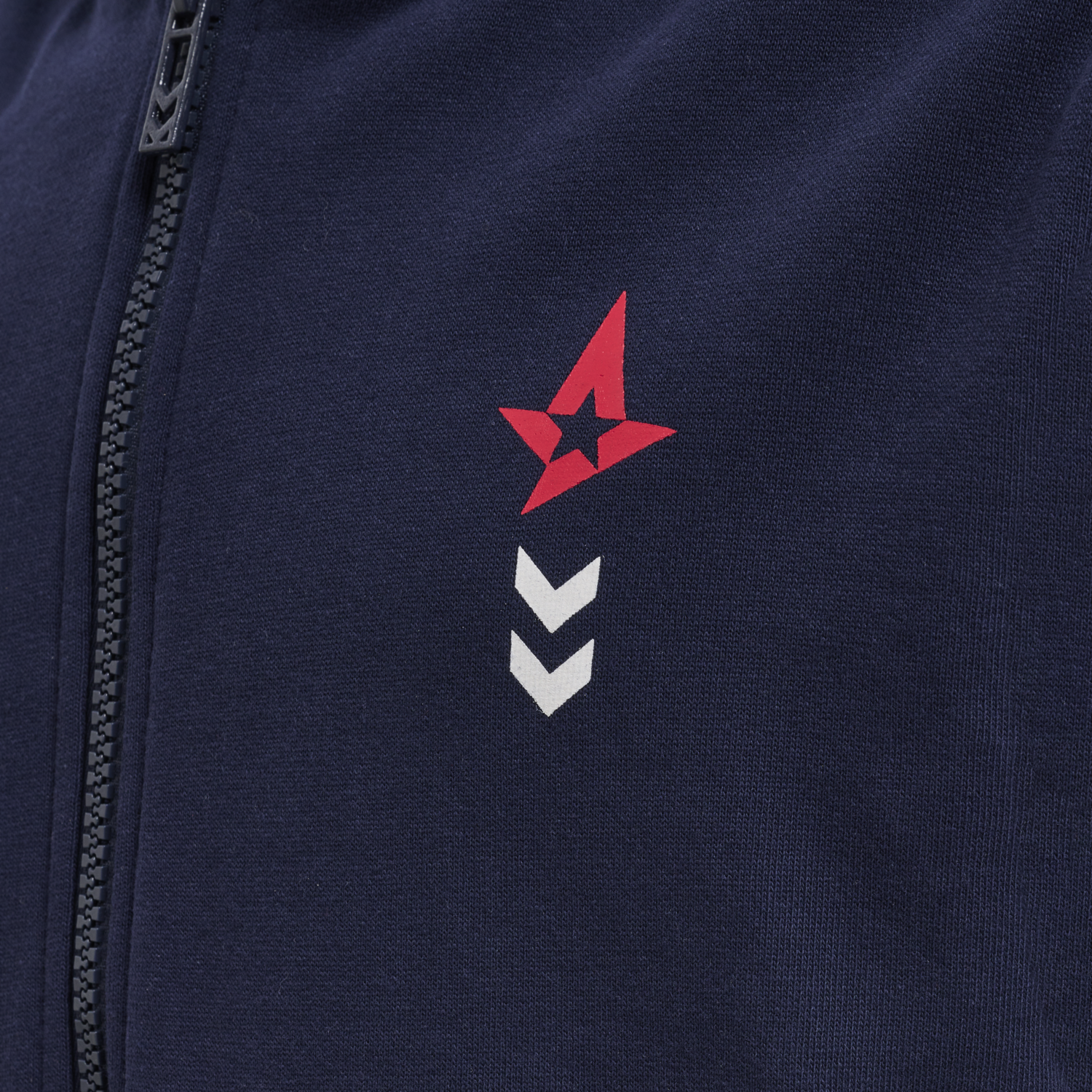 ASTRALIS 21/22 ZIP HOODIE KIDS, MARINE, packshot