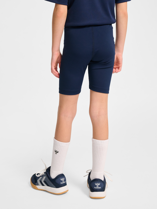 hmlJR PULSE MW SHORT TIGHTS, DRESS BLUES, model