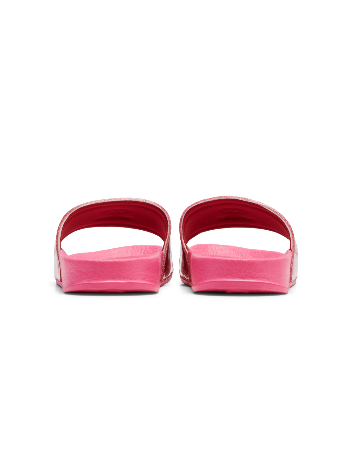 POOL SLIDE GLITTER JR, RASPBERRY, packshot