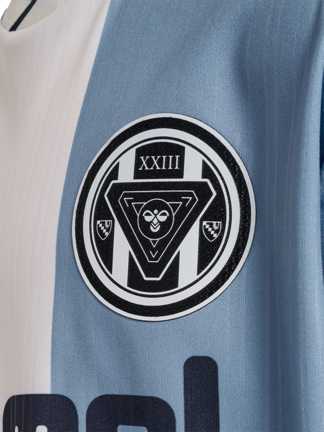 hmlJR LOOSE BALL  JERSEY S/S SET, FADED DENIM, packshot