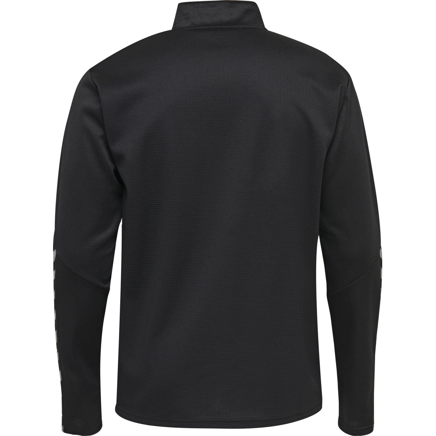hmlAUTHENTIC KIDS HALF ZIP SWEATSHI, BLACK/WHITE, packshot