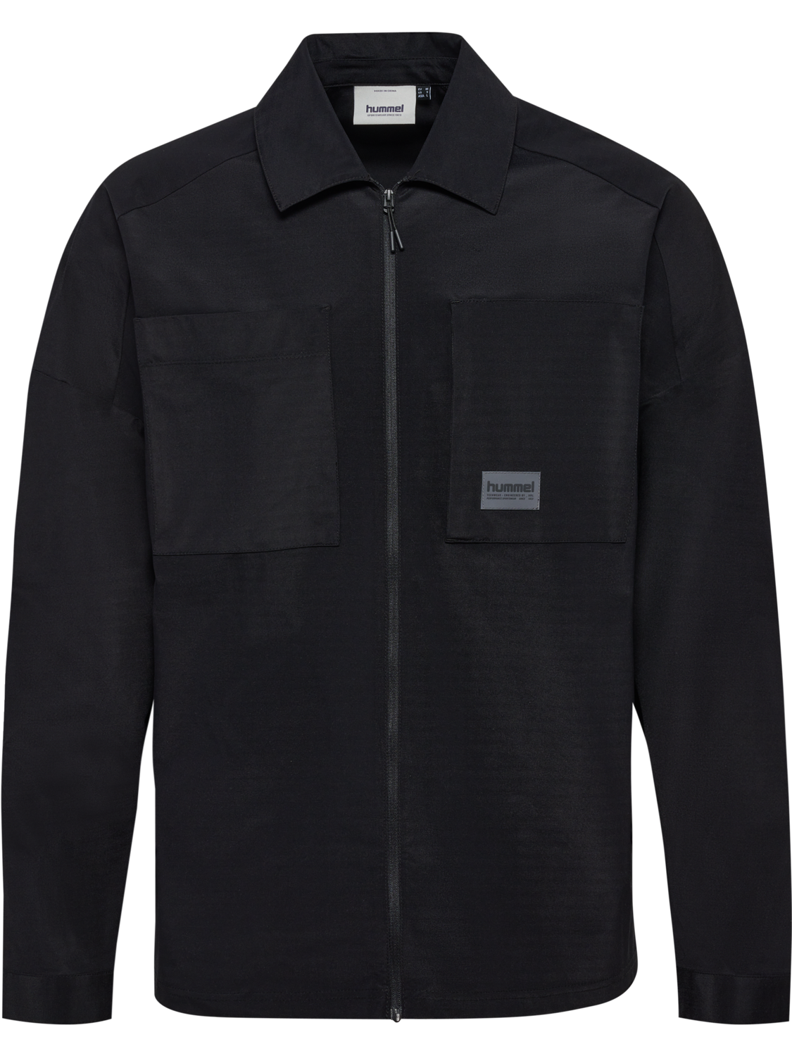 hmlSORONA LOOSE OVERSHIRT, BLACK, packshot