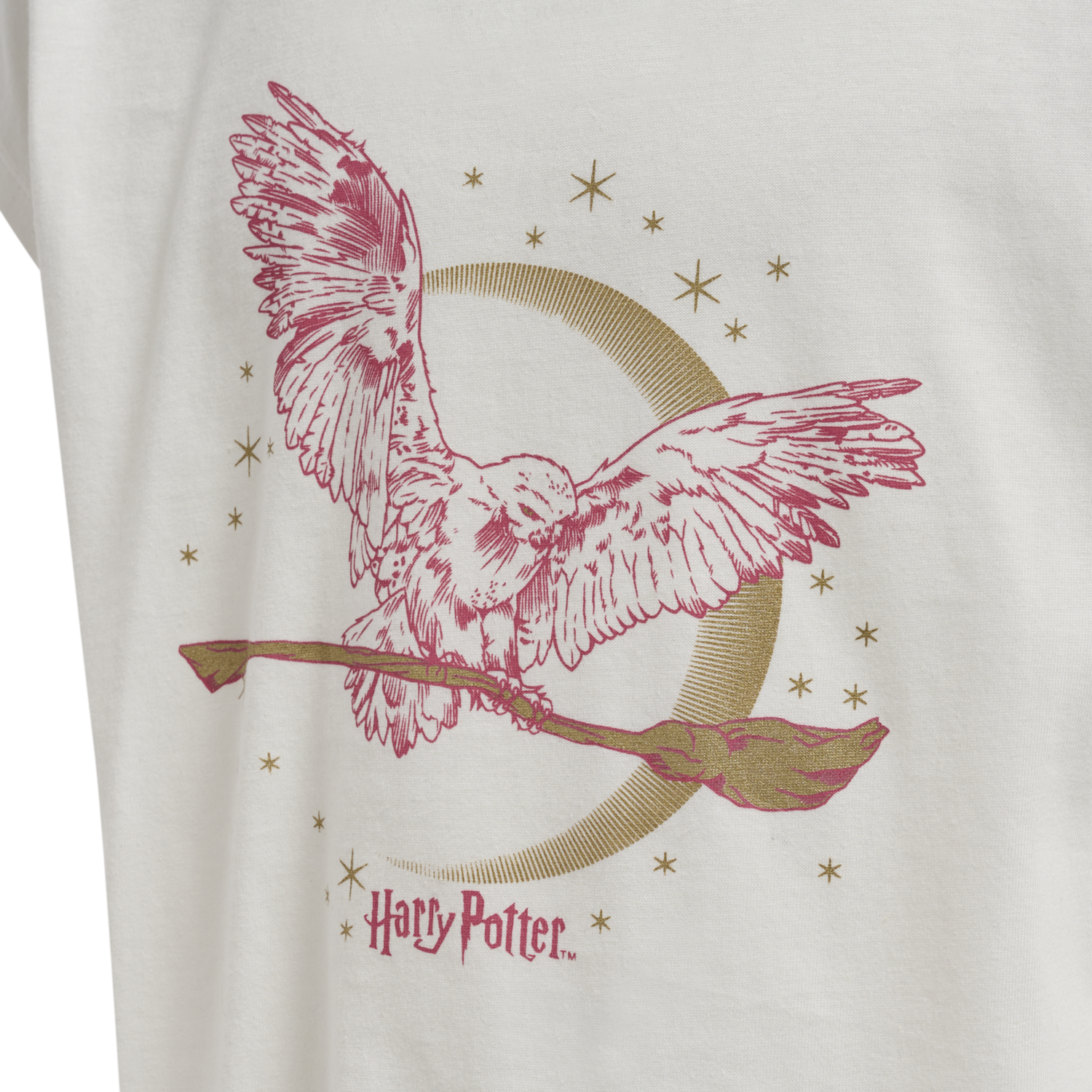 hmlHARRY POTTER DIEZ T-SHIRT S/S, MARSHMALLOW, packshot