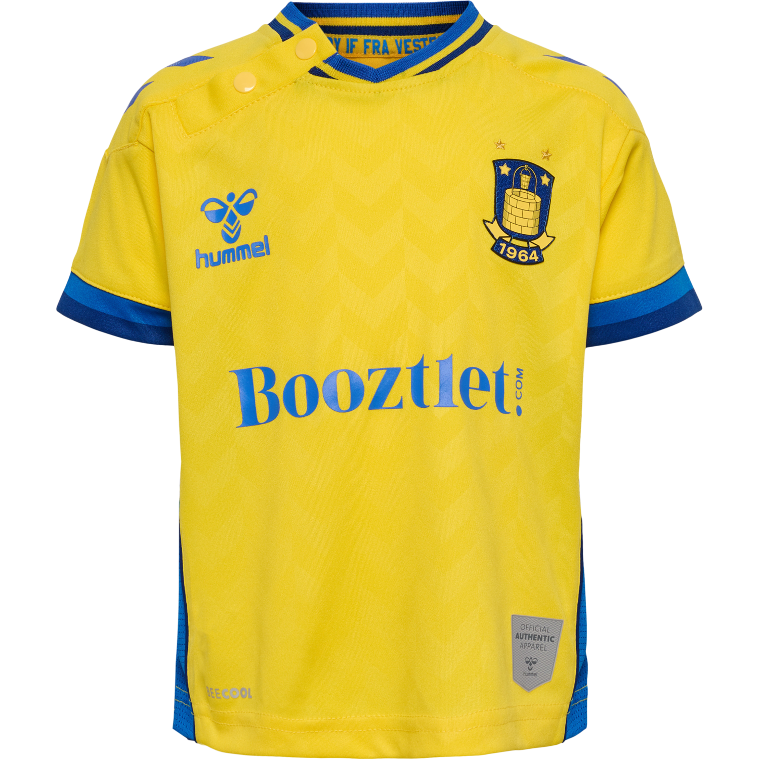 BR&Oslash;NDBY 22/23 HOME MINI KIT, CYBER YELLOW, packshot