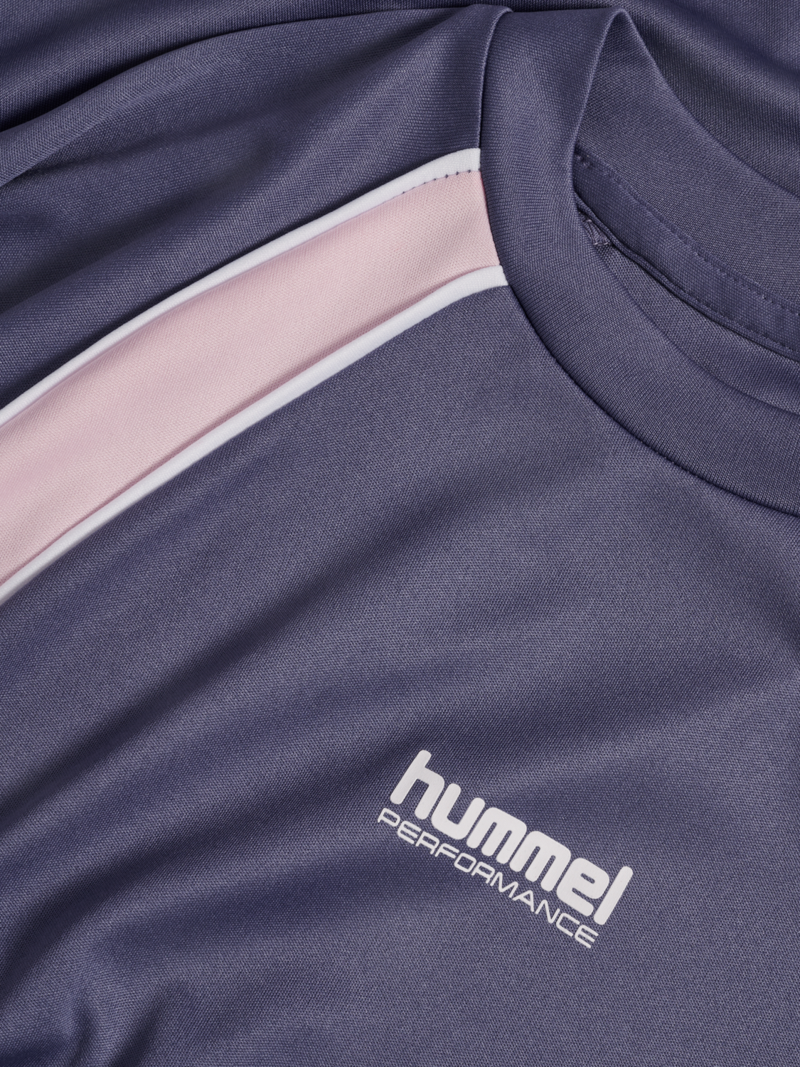 hmlJR GOAL PIPING T-SHIRT S/S, HERON, packshot