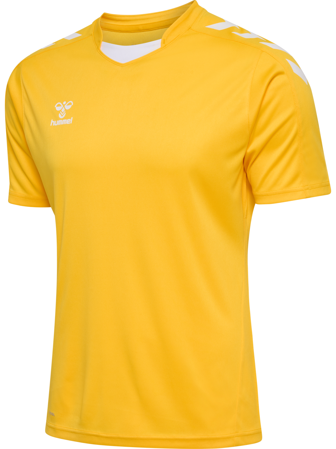 hmlCORE XK POLY JERSEY S/S, SPORTS YELLOW, packshot