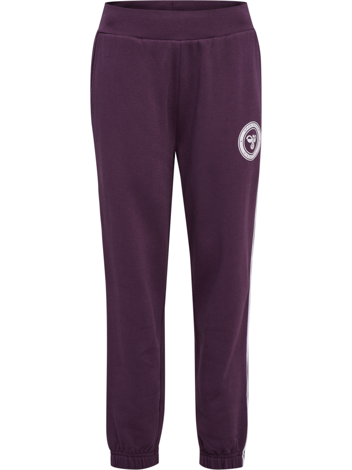 hmlSELMA ADJUSTABLE WAIST PANTS, PLUM PERFECT, packshot