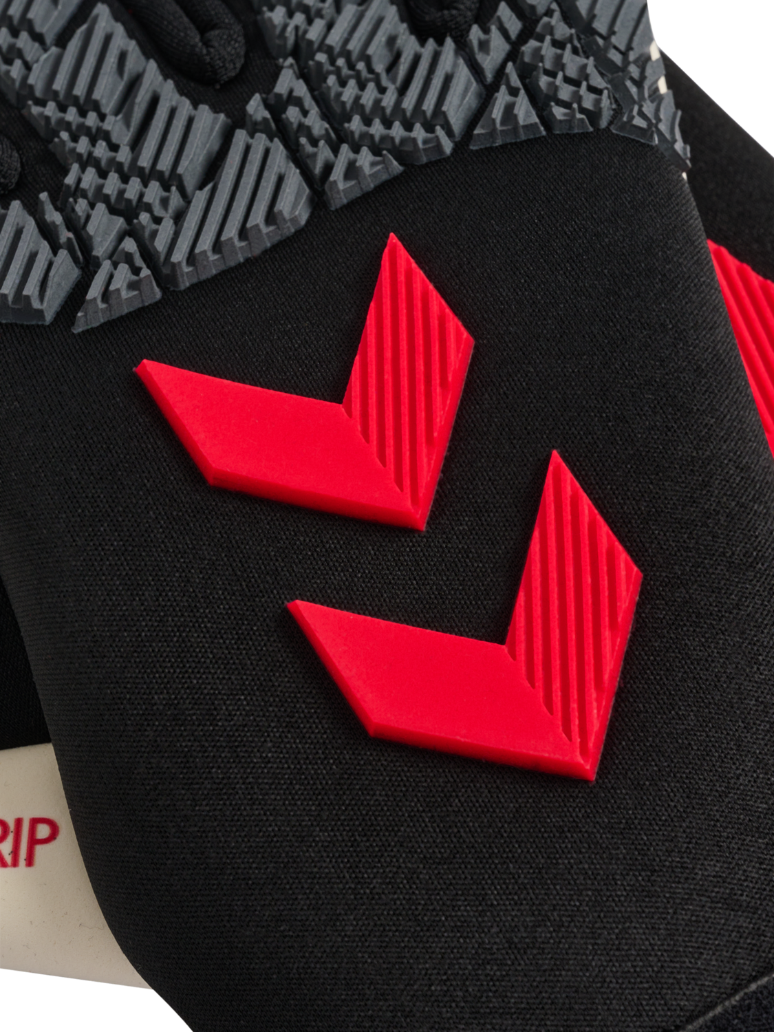 hmlGK GLOVES HYPER GRIP, BLACK/WHITE/RED, packshot