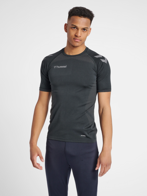 hmlAUTHENTIC PRO SEAMLESS JERS S/S, ANTHRACITE, model