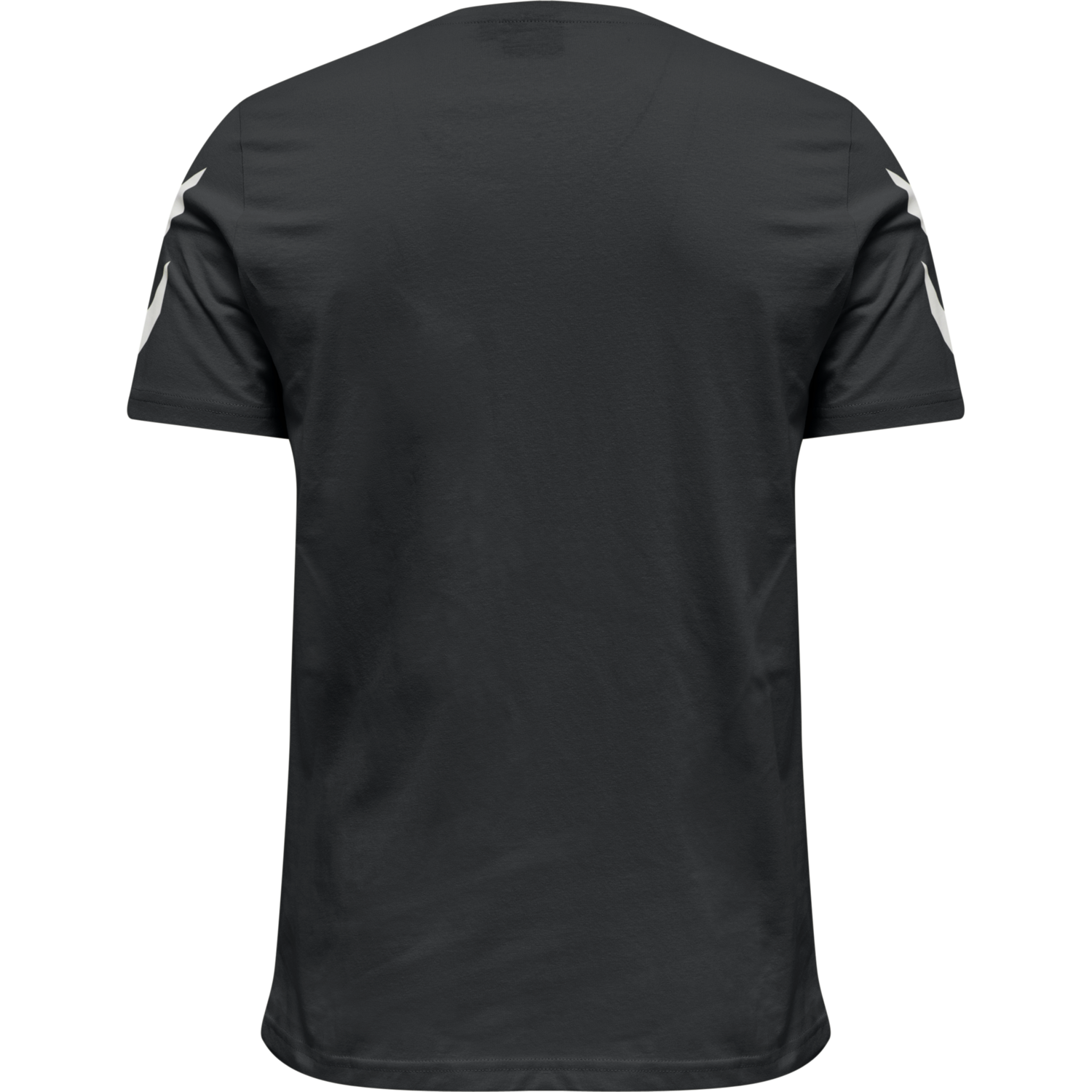 hmlLEGACY CHEVRON T-SHIRT, BLACK, packshot