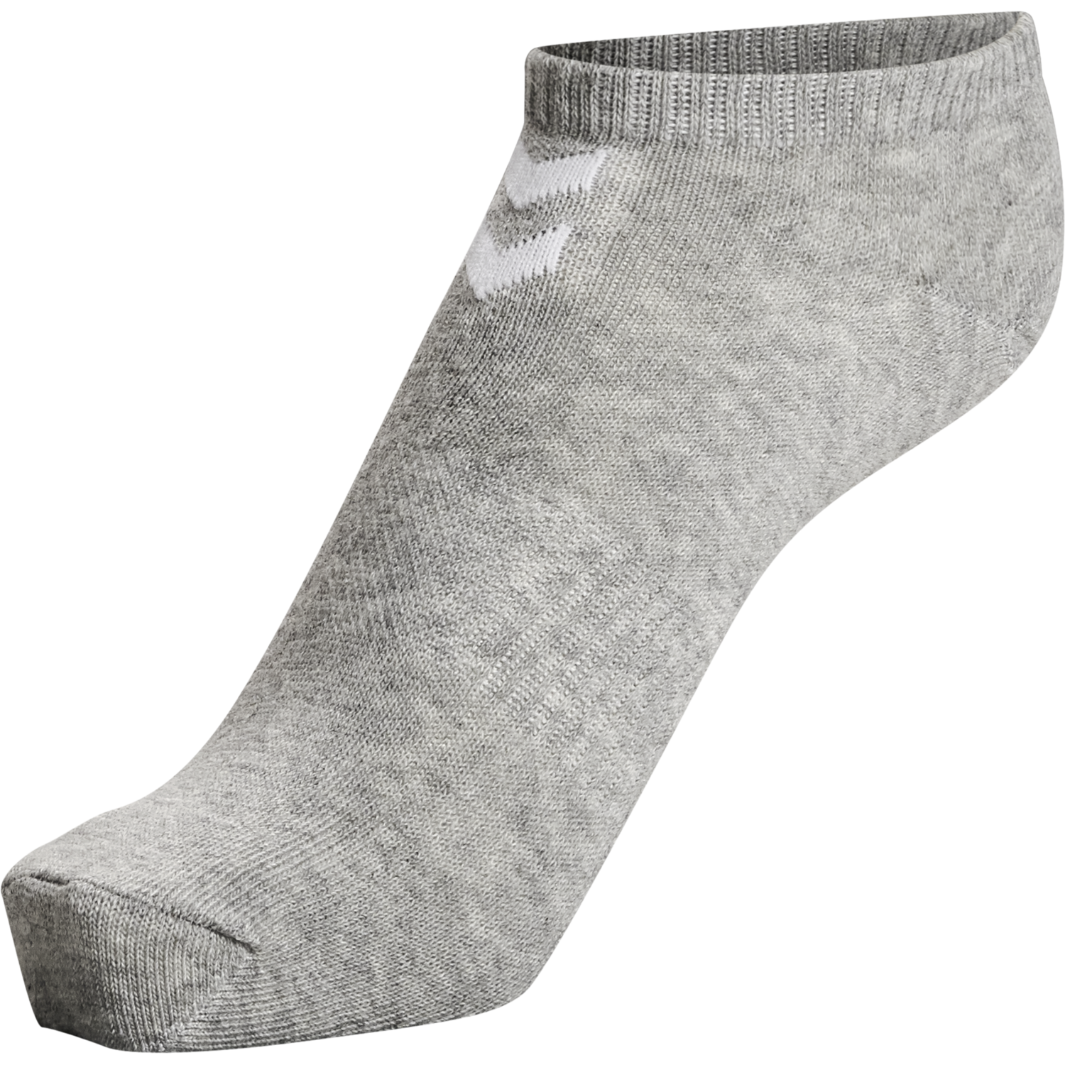 hmlCHEVRON 6-PACK ANKLE SOCKS, BLACK/WHITE/GREY, packshot