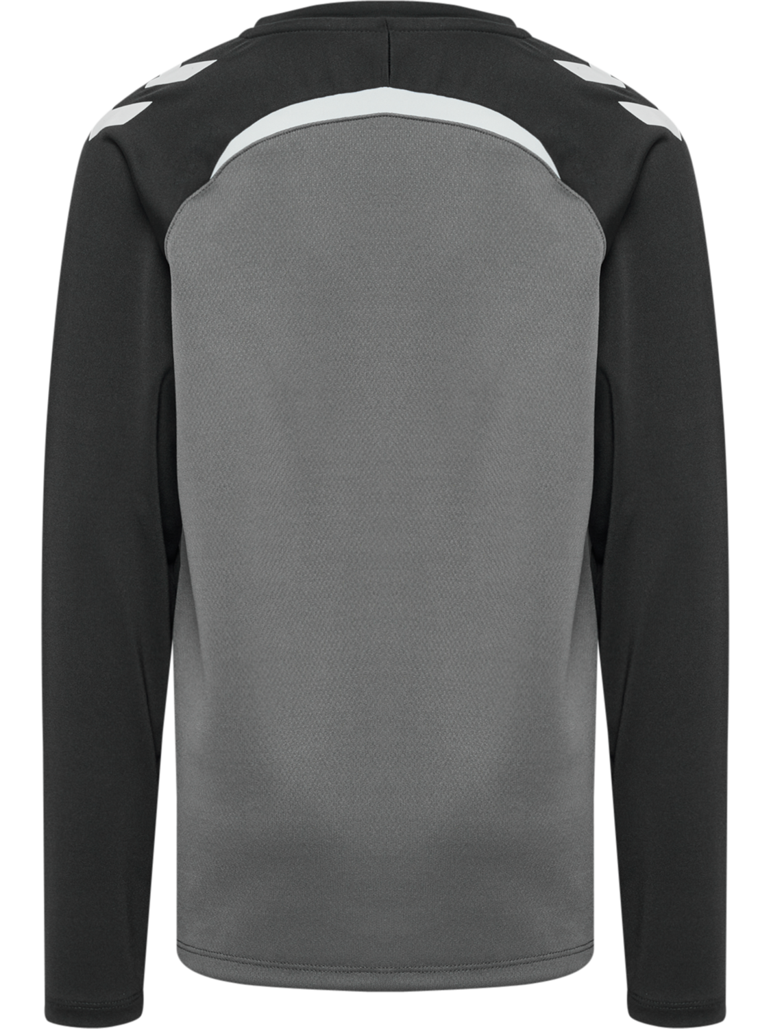 hmlLEAD 2.0 CREW SWEAT KIDS, STEEL GRAY/ASPHALT, packshot