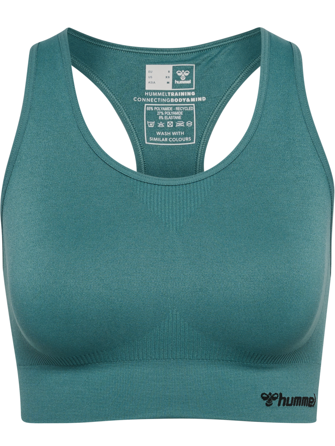 hmlTIF SEAMLESS SPORTS TOP, NORTH ATLANTIC, packshot