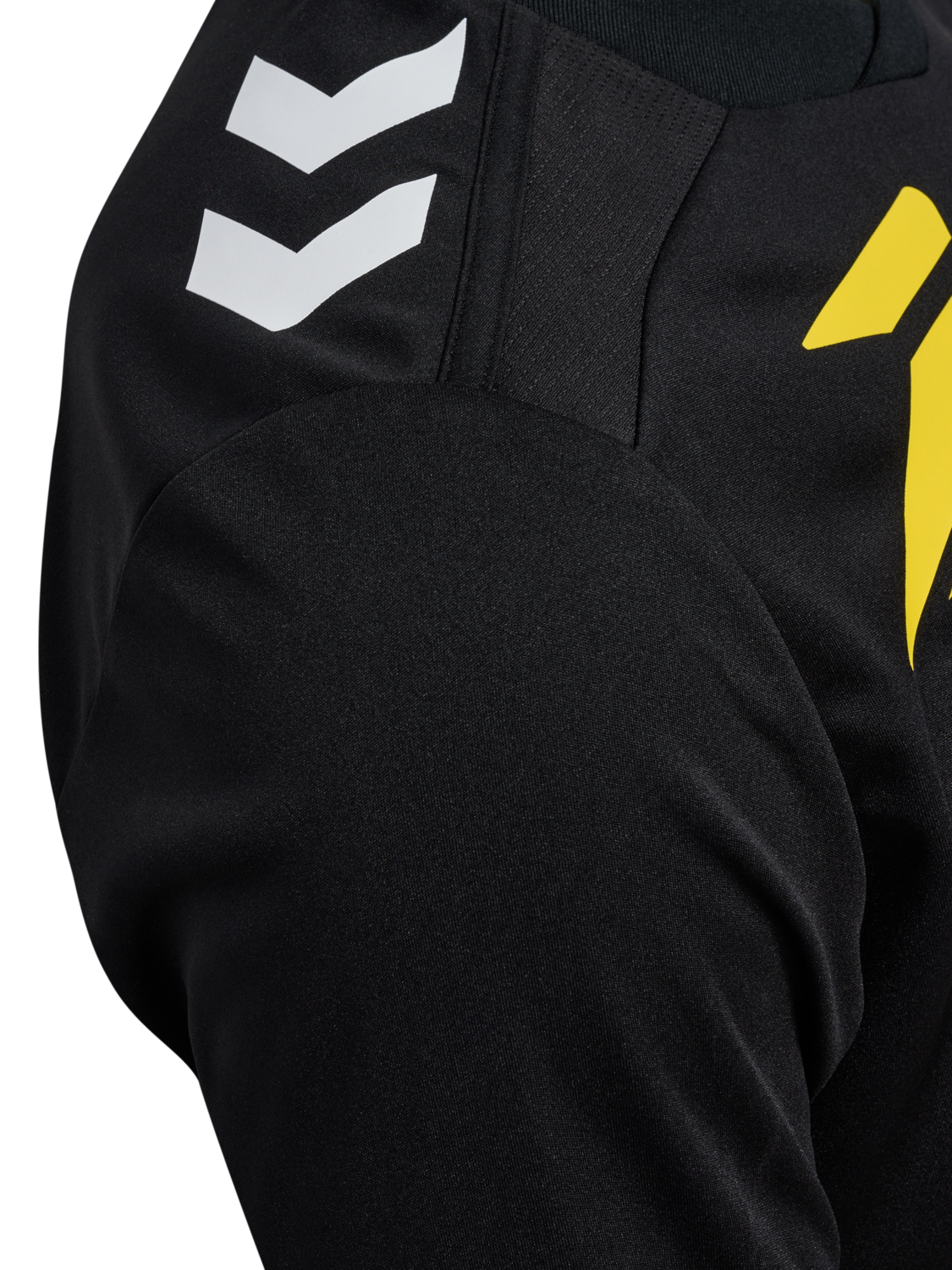 FFHB NEW REFEREE JERSEY S/S, BLACK WO SPONSOR, packshot