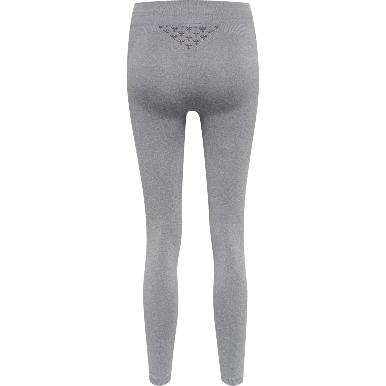 hmlCI SEAMLESS MID WAIST TIGHTS, GREY MELANGE, packshot