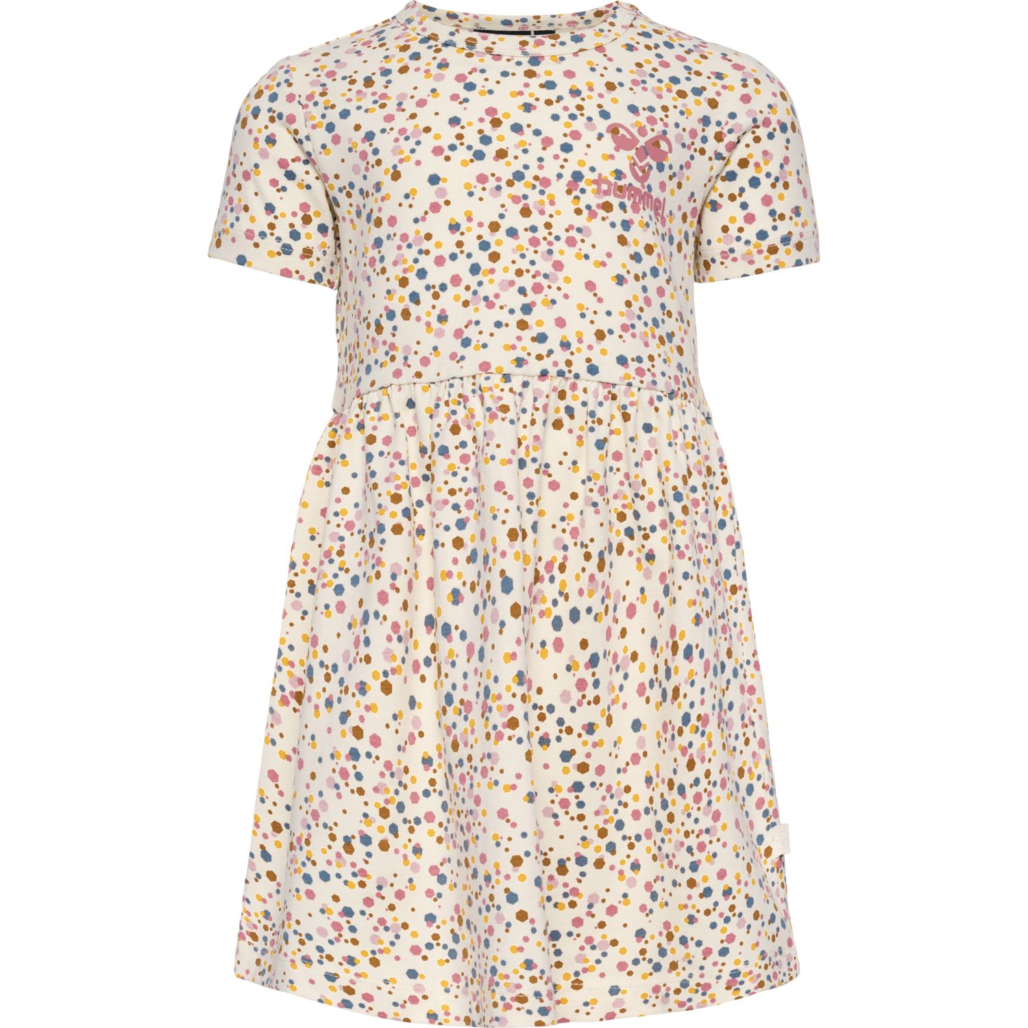 hmlKAREN AOP DRESS S/S, TURTLEDOVE, packshot