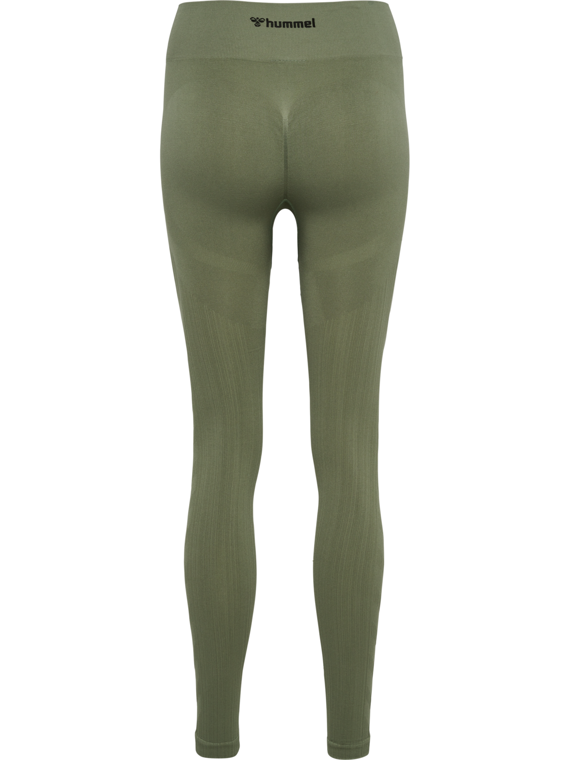 hmlMT DEFINE SEAML SCRUNCH TIGHTS, DEEP LICHEN GREEN, packshot