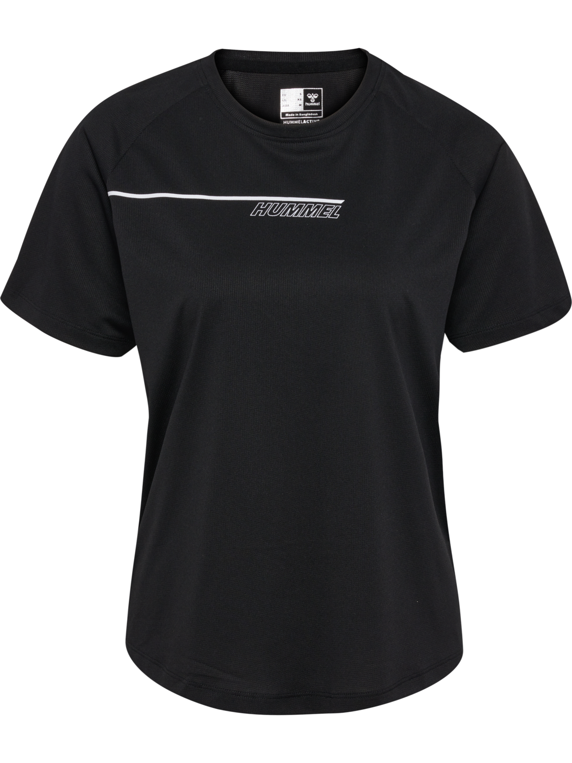 hmlCOURT LIGHT WEIGHT T-SHIRT W, BLACK, packshot
